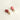 Boucles d'oreilles Isabella - Rouge / Bloom