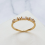Bague Simone doré - crystal