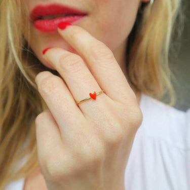 Bague Grant - coquelicot