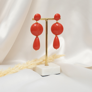 Boucles Alba - corail