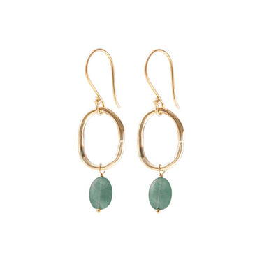 Boucles Graceful doré - Aventurine