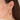 Boucles Flourish doré - Cornaline mix