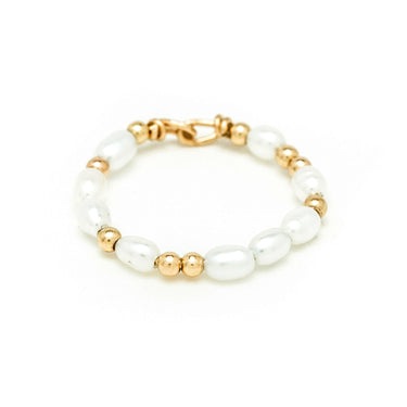 Rice Grains Ring - Cultured Pearls