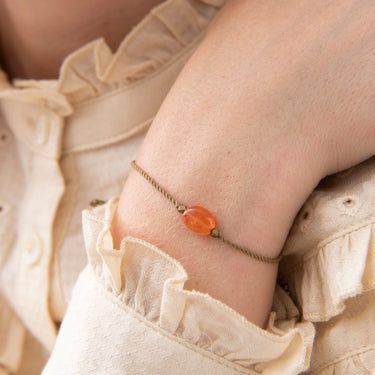 Bracelet Gemstone card  - Cornaline