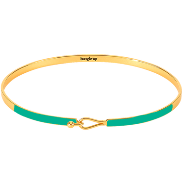 Lily Emaille Armband - Ente blau