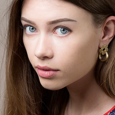 Romy earrings - gold