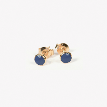 Boucles d'oreilles Barlow - marine