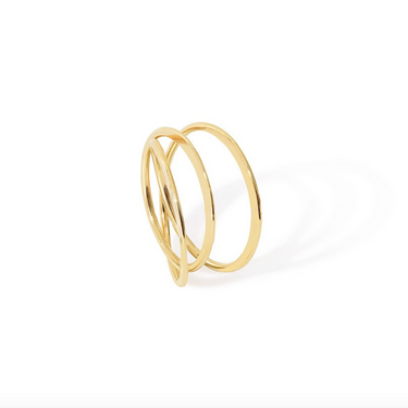 Dreifachring Pure - Gold