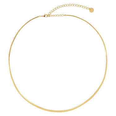 Pure choker necklace - gold 