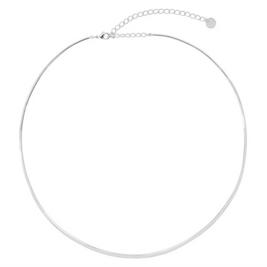 Collier choker Pure - argenté