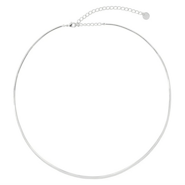 Pure choker necklace - silver 