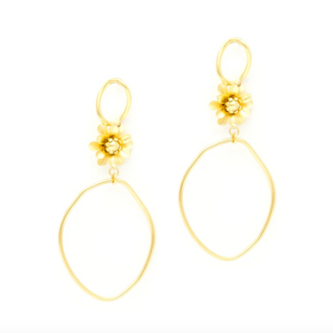 Flora L earrings