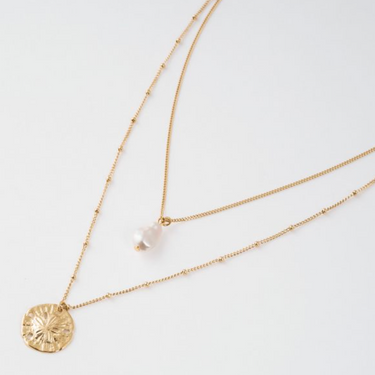 Collier double Oursin