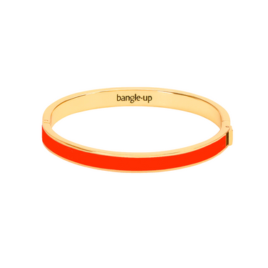 Bangle with clasp - tangerine