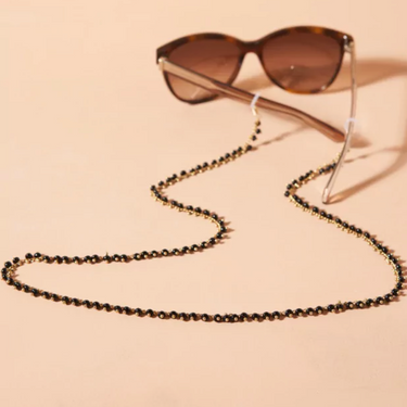 Sissi glasses chain - black