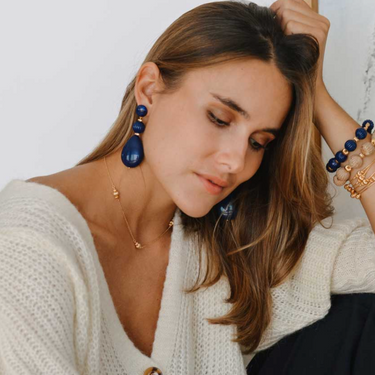 Latina Earrings - Blue