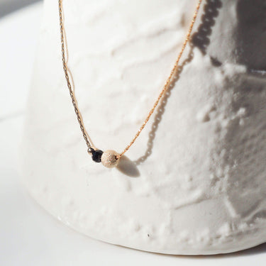 Collier Boule Glitter - noir