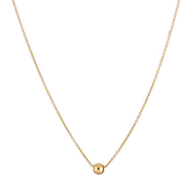 Ring S necklace - pure gold