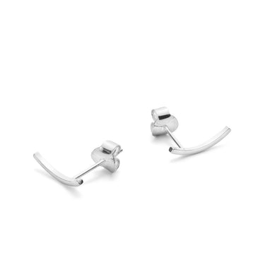 Boucles Curved - argenté