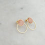 Boucles Amanda - rose pâle