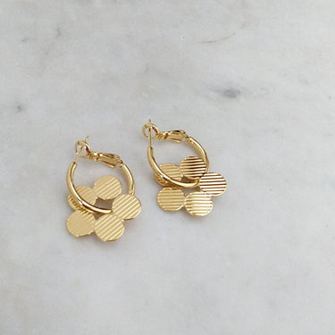Mireille hoop earrings - gold