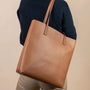 Georgia cuir vegan - cognac