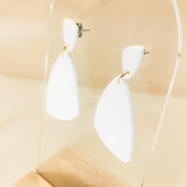 Louise earrings - white 