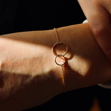 Bracelet Toi et Moi - doré