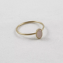Petite bague Louise - quartz rose