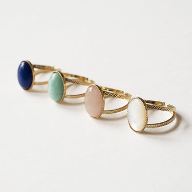 Bague Carmen - rose quartz