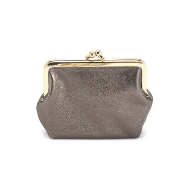 Petit porte-monnaie à clips - Platine