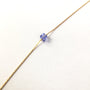Quadratische Perlen Armband - Fliederblau