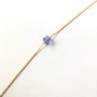 Bracelet Perles Carrées - Bleu Lila