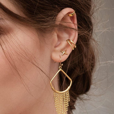 Faux piercing Natalie - argenté