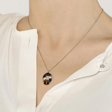 Faro necklace - white