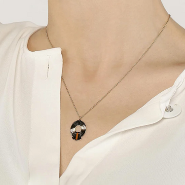 Collier Faro - blanc