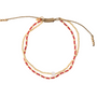 Bracelet Friendship doré - pierre de lune