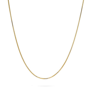 Glatte Halskette - Gold