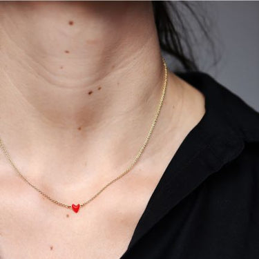 Collier Grant - coquelicot