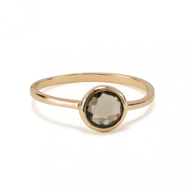 Bague Pierre sertie doré - plusieurs coloris
