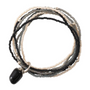 Bracelet Nirmala - argenté & onyx noir