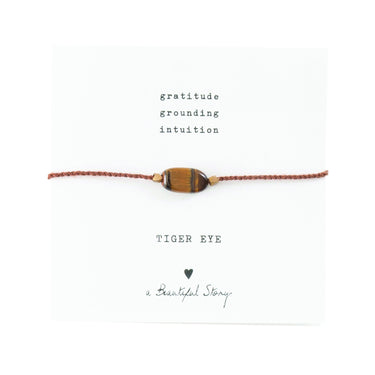 Bracelet Gemstone card  - Oeil de Tigre