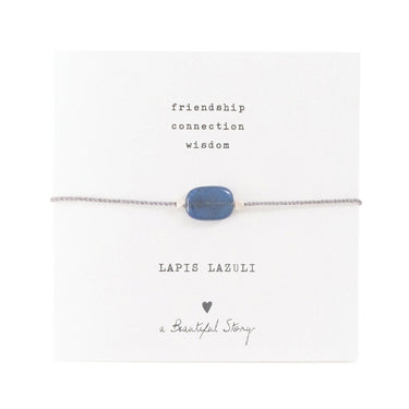 Bracelet Gemstone card  - Lapis Lazuli