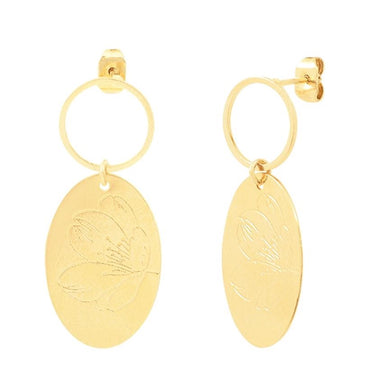 Infinity Medal Earrings 