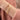 Bracelet Friendship doré - Grenat