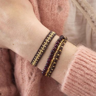 Bracelet Loving - Grenat