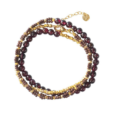 Bracelet Loving - Grenat
