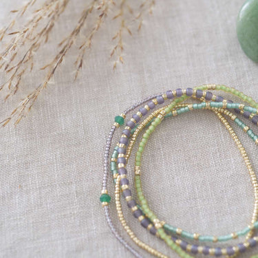 Bracelet Respect doré - Aventurine