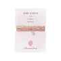 Bracelet Sari Wrap - quartz rose