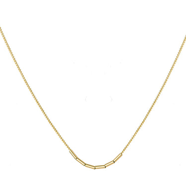 Tube Necklace - pure gold